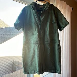 Army Green Shorts Jumper